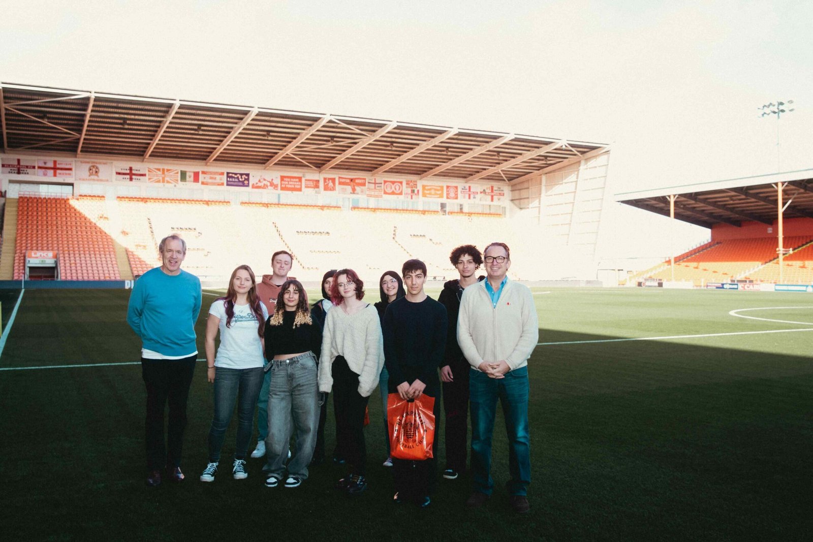 Blackpool FC Welcomes Sadler Bursary Scholars from The University of Manchester for Matchday Experience