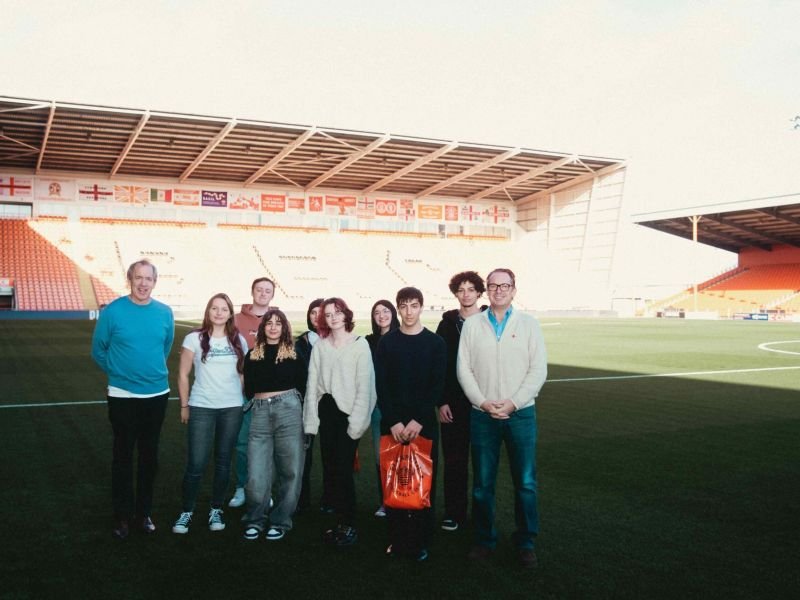 Blackpool FC Welcomes Sadler Bursary Scholars from The University of Manchester for Matchday Experience